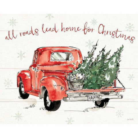 Modern Farmhouse IX Christmas Black Modern Wood Framed Art Print by Tavoletti, Anne