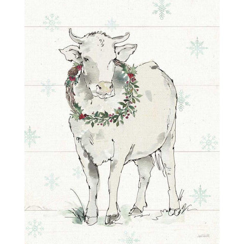 Modern Farmhouse X Christmas Black Modern Wood Framed Art Print by Tavoletti, Anne