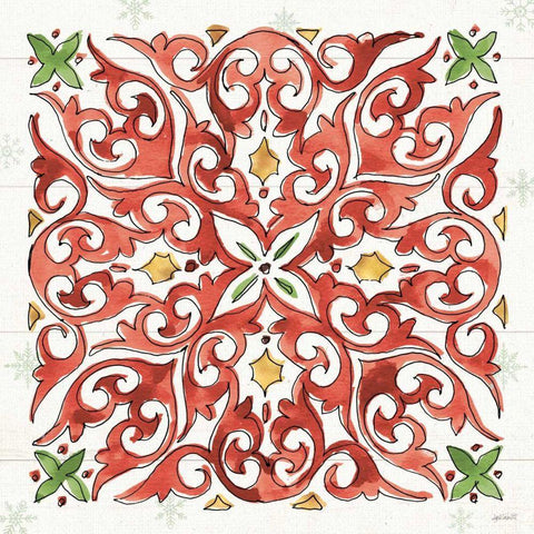 Modern Farmhouse XIV Christmas White Modern Wood Framed Art Print by Tavoletti, Anne