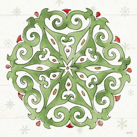 Modern Farmhouse XV Christmas White Modern Wood Framed Art Print by Tavoletti, Anne