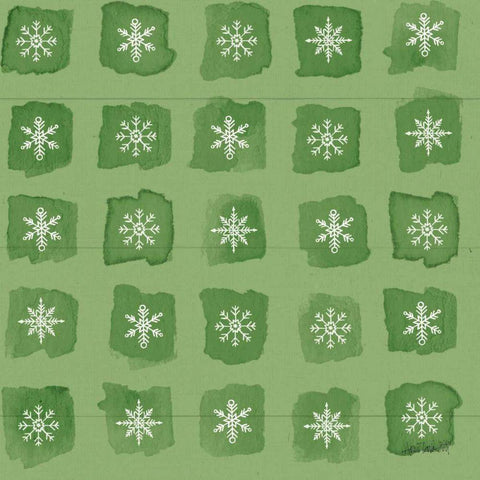 Modern Farmhouse Pattern VIIID Christmas White Modern Wood Framed Art Print by Tavoletti, Anne