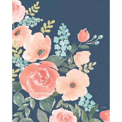 Blooming Delight I Sage Black Modern Wood Framed Art Print by Jackson, Jenaya