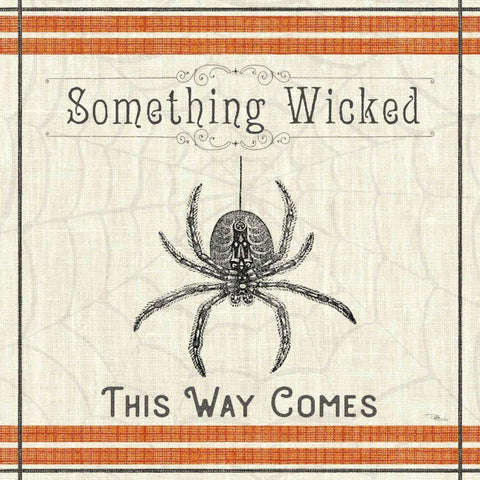 Be Scary VI Black Ornate Wood Framed Art Print with Double Matting by Pela Studio