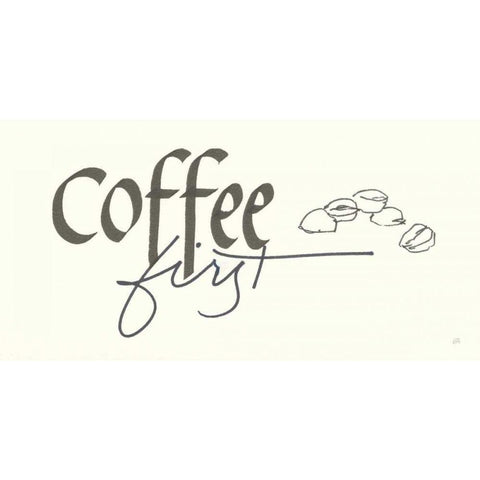 Coffee Sayings III Gold Ornate Wood Framed Art Print with Double Matting by Paschke, Chris