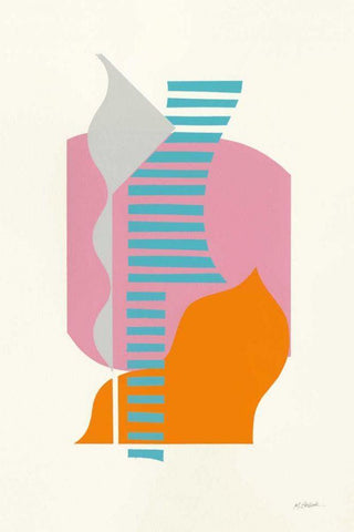 Boardwalk Black Ornate Wood Framed Art Print with Double Matting by Schick, Mike