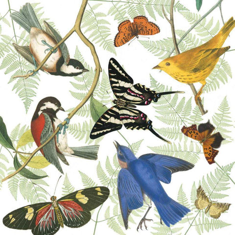 Natures Flight II Black Modern Wood Framed Art Print by Wild Apple Portfolio