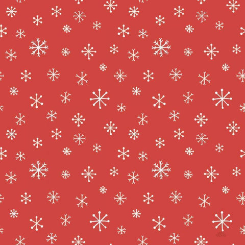 Christmas Village Pattern IXB White Modern Wood Framed Art Print by Marshall, Laura