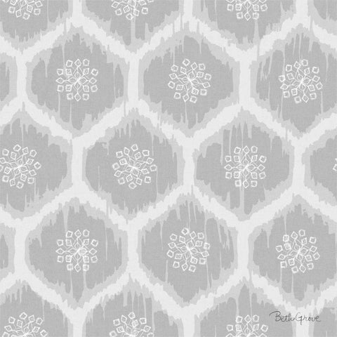 Winter Coast Pattern VE Black Ornate Wood Framed Art Print with Double Matting by Grove, Beth