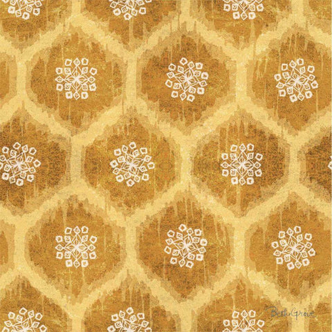 Winter Coast Pattern VF White Modern Wood Framed Art Print with Double Matting by Grove, Beth