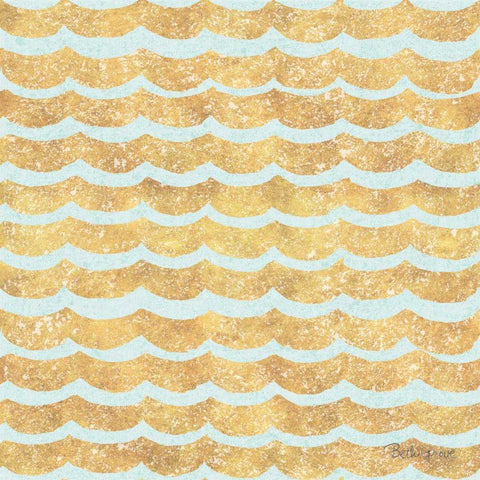 Winter Coast Pattern VIIB White Modern Wood Framed Art Print by Grove, Beth