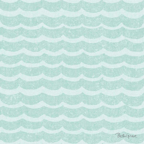 Winter Coast Pattern VIIC Gold Ornate Wood Framed Art Print with Double Matting by Grove, Beth