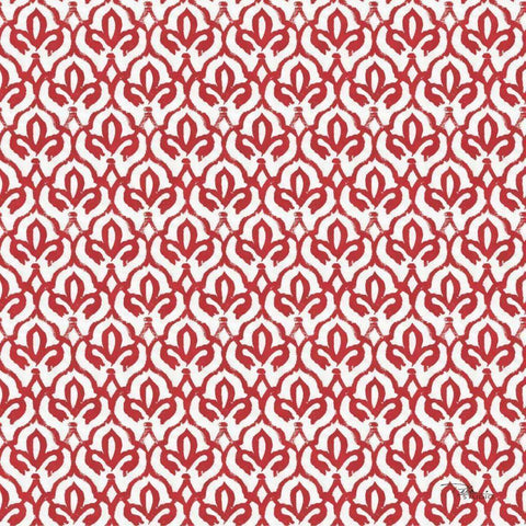 Bazaar Patchwork Pattern VA White Modern Wood Framed Art Print by Pela Studio