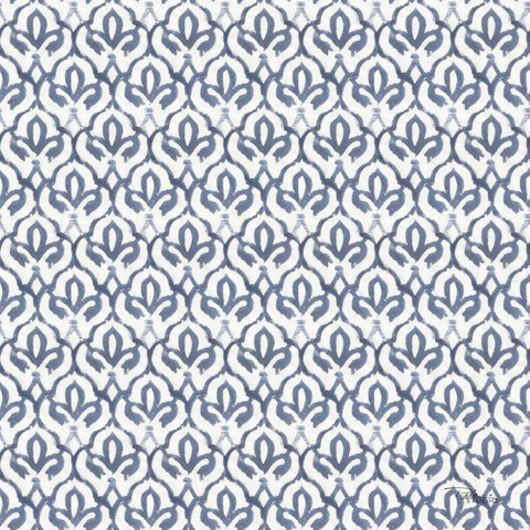 Bazaar Patchwork Pattern VB White Modern Wood Framed Art Print with Double Matting by Pela Studio