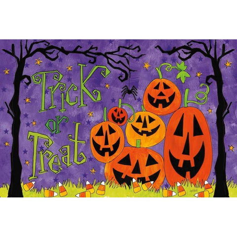 Spooky Fun I White Modern Wood Framed Art Print by Tavoletti, Anne