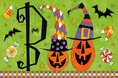 Spooky Fun IV Black Ornate Wood Framed Art Print with Double Matting by Tavoletti, Anne