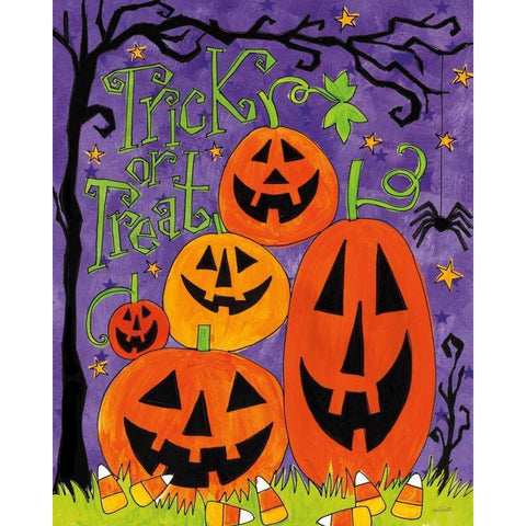 Spooky Fun V White Modern Wood Framed Art Print by Tavoletti, Anne