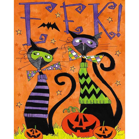 Spooky Fun VI Black Modern Wood Framed Art Print by Tavoletti, Anne