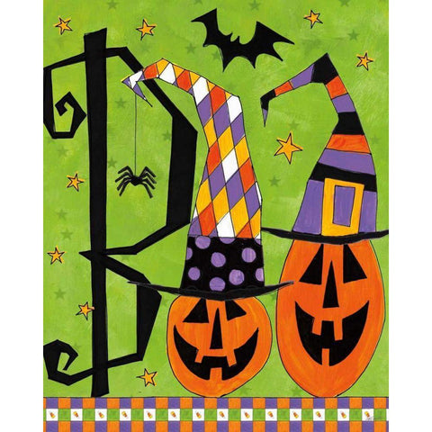 Spooky Fun VIII Black Modern Wood Framed Art Print by Tavoletti, Anne