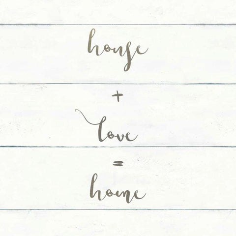 Home Sweet Home IV Shiplap Black Modern Wood Framed Art Print by Wild Apple Portfolio