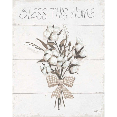 Blessed II Neutral Gold Ornate Wood Framed Art Print with Double Matting by Penner, Janelle