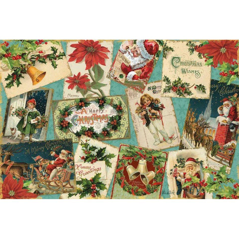 Nostalgic Holiday I White Modern Wood Framed Art Print by Pertiet, Katie