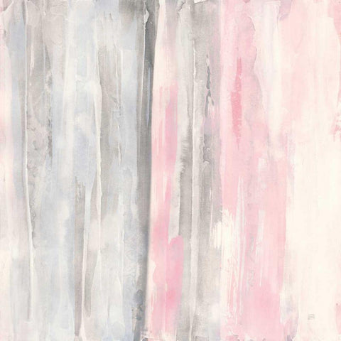 Whitewashed Blush I White Modern Wood Framed Art Print by Paschke, Chris