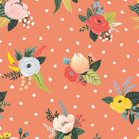 Wild Garden Pattern VB Black Ornate Wood Framed Art Print with Double Matting by Marshall, Laura