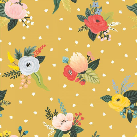 Wild Garden Pattern VC Black Ornate Wood Framed Art Print with Double Matting by Marshall, Laura