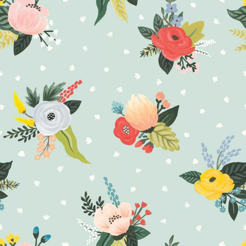Wild Garden Pattern VD Black Ornate Wood Framed Art Print with Double Matting by Marshall, Laura