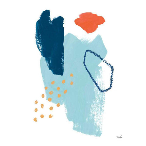 Eternal Optimist I White Modern Wood Framed Art Print by Hershey, Moira