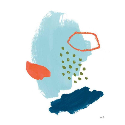 Eternal Optimist II Black Modern Wood Framed Art Print with Double Matting by Hershey, Moira