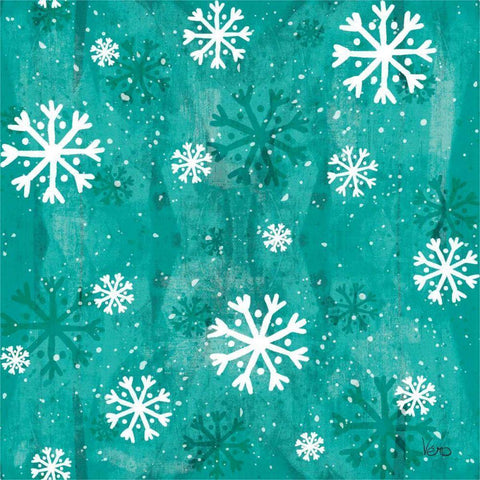 Merry Making Pattern VIIA White Modern Wood Framed Art Print by Charron, Veronique
