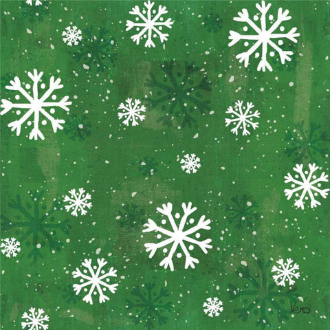 Merry Making Pattern VIID White Modern Wood Framed Art Print with Double Matting by Charron, Veronique