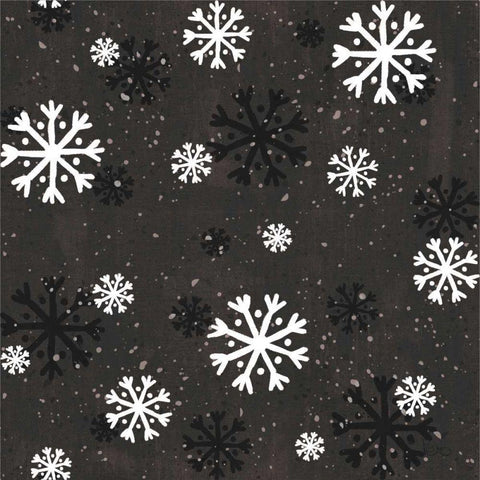 Merry Making Pattern VIIE Black Ornate Wood Framed Art Print with Double Matting by Charron, Veronique