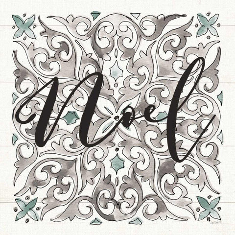 Modern Farmhouse XVI Noel White Modern Wood Framed Art Print by Tavoletti, Anne