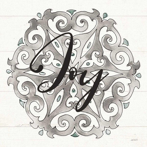 Modern Farmhouse XVII Joy Black Modern Wood Framed Art Print by Tavoletti, Anne