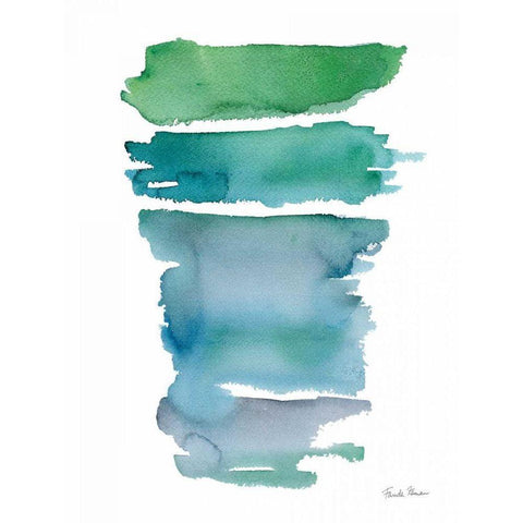 Sideways I Black Modern Wood Framed Art Print by Zaman, Farida