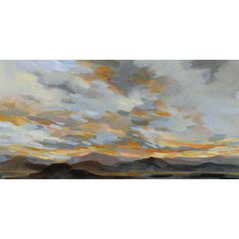 High Desert Sky I Black Modern Wood Framed Art Print with Double Matting by Vassileva, Silvia