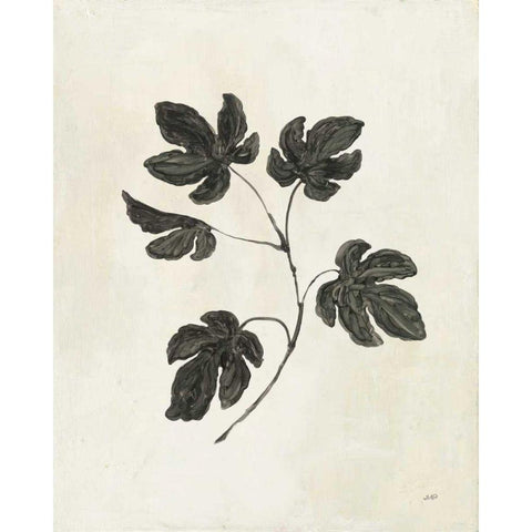 Botanical Study III Black Modern Wood Framed Art Print by Purinton, Julia