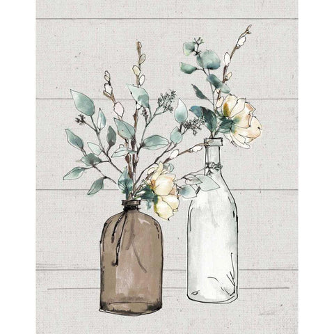 Modern Farmhouse II Shiplap Gold Ornate Wood Framed Art Print with Double Matting by Tavoletti, Anne