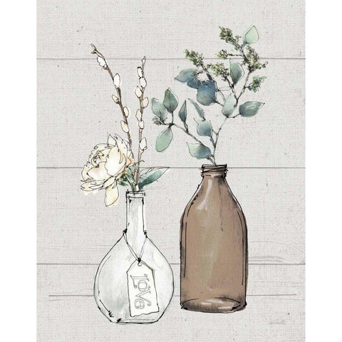 Modern Farmhouse III Shiplap Black Modern Wood Framed Art Print with Double Matting by Tavoletti, Anne