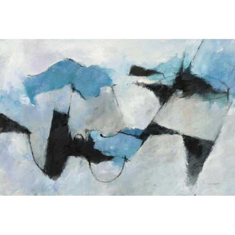 Shadow of Winter White Modern Wood Framed Art Print by Schick, Mike