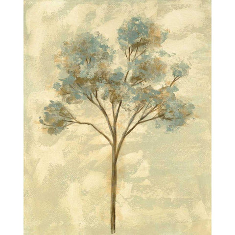 Ethereal Tree I White Modern Wood Framed Art Print by Vassileva, Silvia