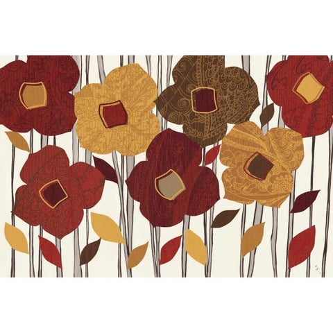 Spice It Up Black Modern Wood Framed Art Print with Double Matting by Adams, Sarah