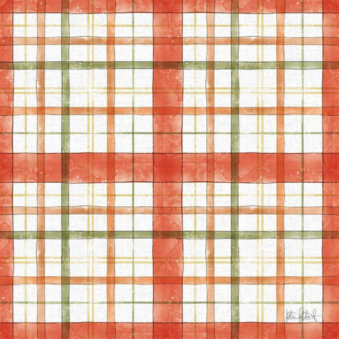 Orchard Harvest Pattern IV White Modern Wood Framed Art Print with Double Matting by Pertiet, Katie