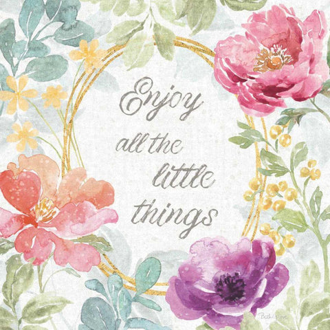 Springtime Bloom VI White Modern Wood Framed Art Print by Grove, Beth