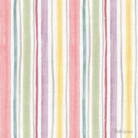 Springtime Bloom Pattern II White Modern Wood Framed Art Print by Grove, Beth