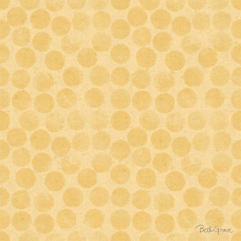 Springtime Bloom Pattern IIID Black Modern Wood Framed Art Print with Double Matting by Grove, Beth