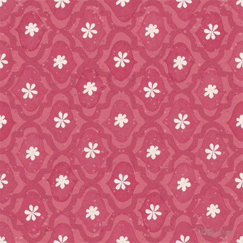 Springtime Bloom Pattern IVD White Modern Wood Framed Art Print by Grove, Beth