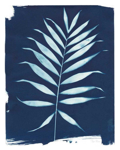 Nature By The Lake - Frond I White Modern Wood Framed Art Print with Double Matting by Rhue, Piper